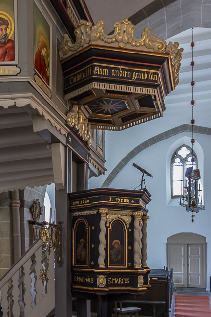 Another view of the pulpit.
